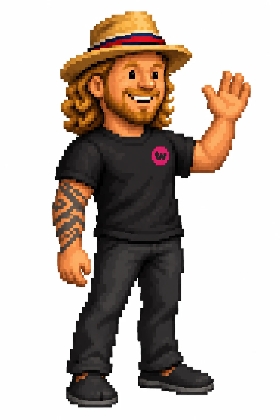 Timo Feiner 2D-Sprite: Winkend