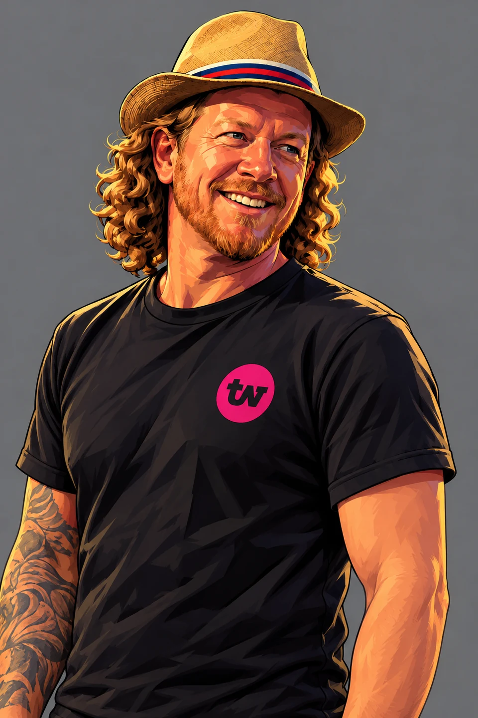 Timo im heutigen GTA-inspirierten Illustrationsstil